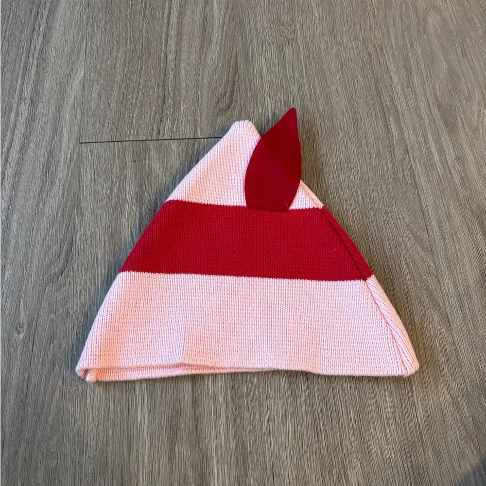 ELF Pink and Red Striped Kids Hat